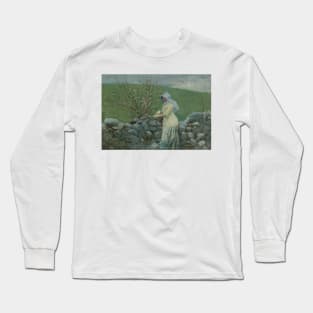 Peach Blossoms by Winslow Homer Long Sleeve T-Shirt